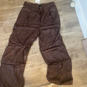 NWT zara wide leg silky pant